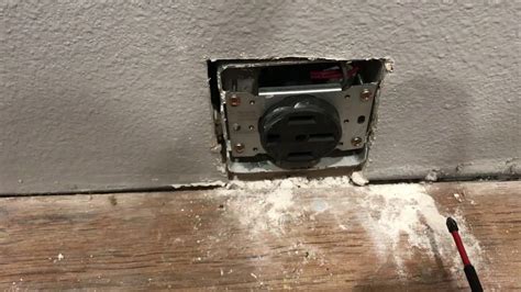 ge oven move electrical box|range outlet pushes oven back.